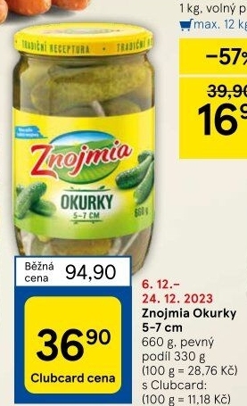 Okurky Znojmia