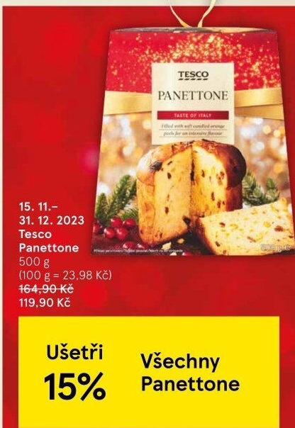 Panettone Tesco