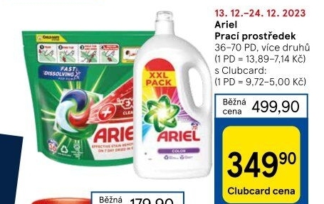 Prací prostředky Ariel