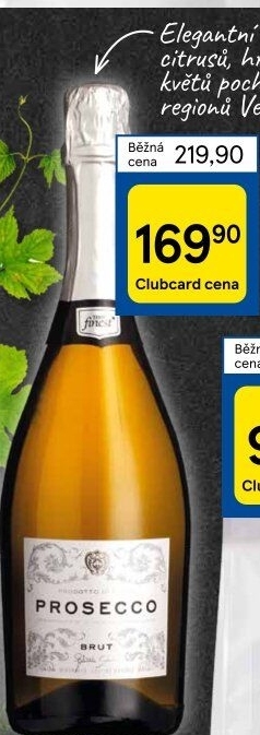 Prosecco brut DOC Tesco finest