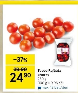 Rajčata cherry Tesco