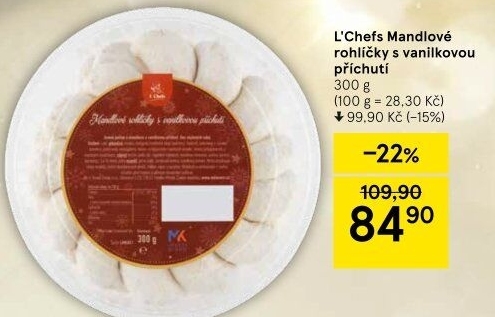 Rohlíčky mandlové L'