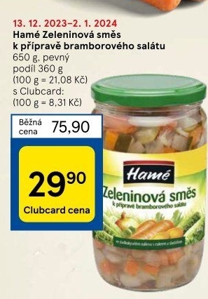 Směs do bramborového salátu Hamé
