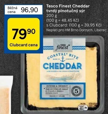 Sýr Cheddar Tesco Finest