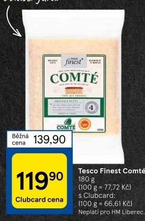 Sýr Comté Tesco Finest