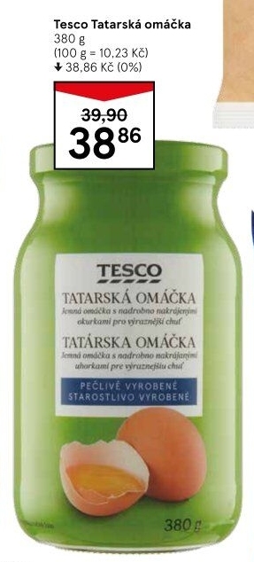 Tatarská omáčka Tesco