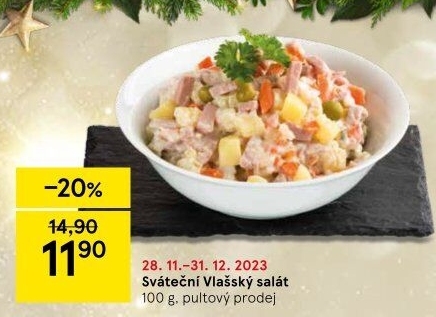 Vlašský salát sváteční