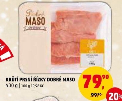 Krůtí prsní řízky Dobré maso