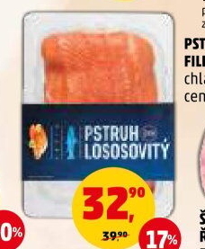 Pstruh lososovitý filety