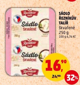 Sádlo škvařené Řezníkův talíř