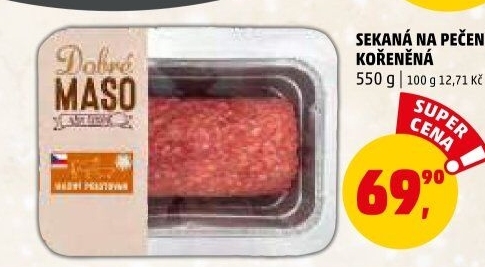 Sekaná vepřová kořeněná Dobré Maso