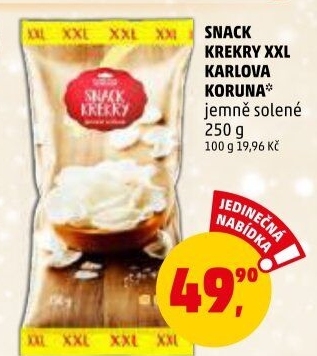Snack Krekry Karlova Koruna