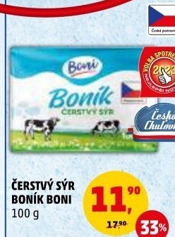 Sýr čerstvý Boník Boni