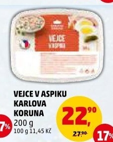 Vejce v aspiku Karlova Koruna