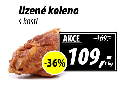 Uzené koleno s kostí