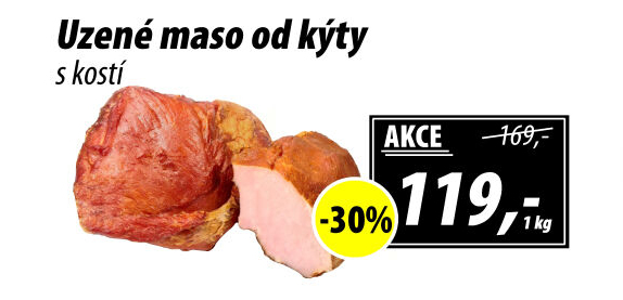 Uzené maso od kýty s kostí