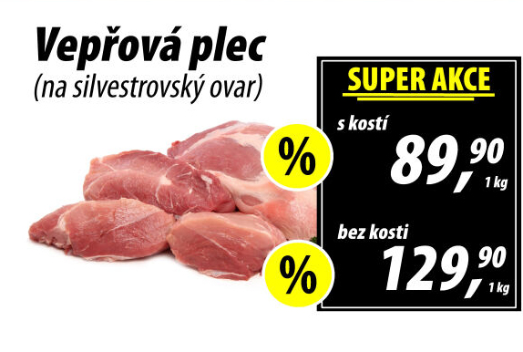 Vepřová plec s kostí