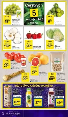 akční leták Tesco 27.12.2023-31.12.2023
