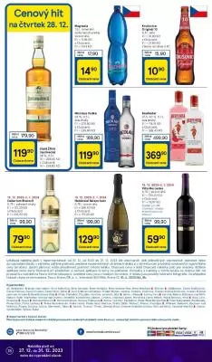 akční leták Tesco 27.12.2023-31.12.2023