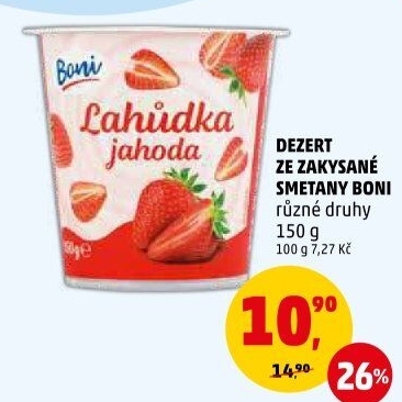 Dezert zakysaný Boni