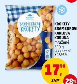 Krokety mražené Karlova Koruna