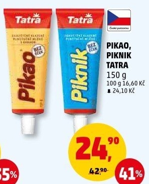 Mléko kondenzované Pikao Tatra