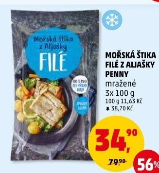 Mořská štika filé mražená