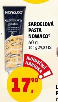 Pasta sardelová Nowaco