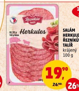 Salám Herkules Řezníkův talíř