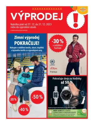 akční leták Globus 27.12.2023-31.12.2023