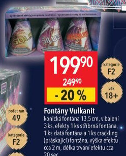 Fontány Vulkanit Tarra