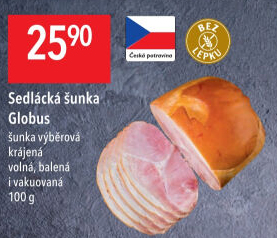 Šunka sedlácká výběrová Globus