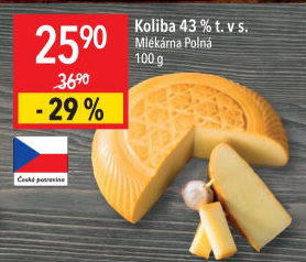 Sýr Koliba Mlékárna Polná