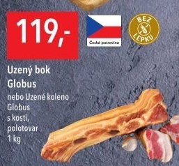 Uzený bok s kostí Globus