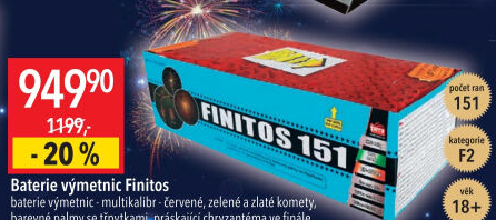 Baterie výmetnic Finitos Tarra