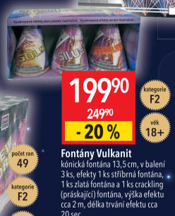 Fontány Vulkanit Tarra