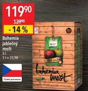 Mošt jablečný Bohemia Apple