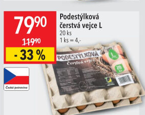 Vejce z podestýlky L Ovus