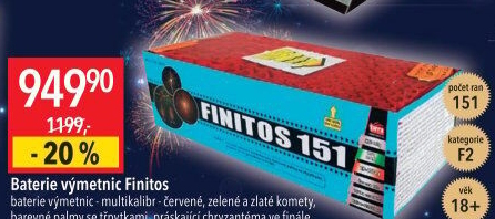 Baterie výmetnic Finitos Tarra