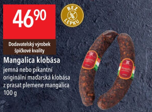Klobása Mangalica
