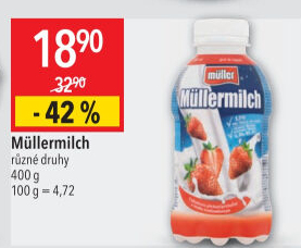 Nápoj mléčný Müllermilch Müller