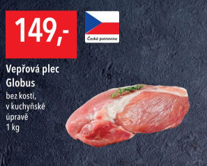 Vepřová plec bez kosti Globus