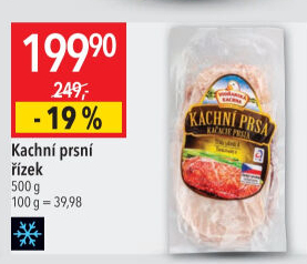 Kachní prsa mražená Vodňanské kuře