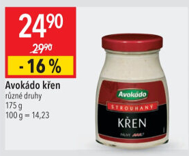 Křen strouhaný Avokádo