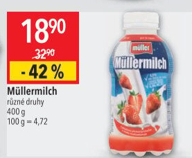 Nápoj mléčný Müllermilch Müller