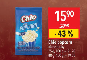 Popcorn do mikrovlnky Chio