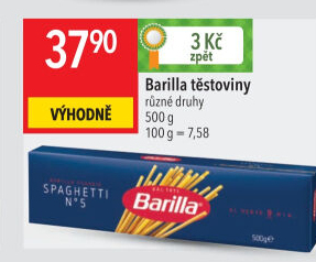Těstoviny Barilla