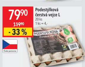 Vejce z podestýlky L Ovus