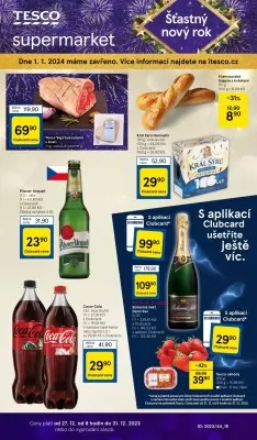 akční leták Tesco 27.12.2023-31.12.2023