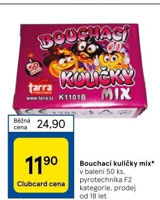 Bouchací kuličky Tarra Pyrotechnik